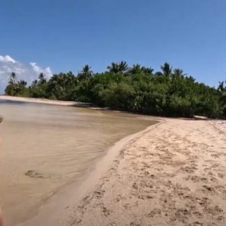 Walk to a beautiful deserted beach in Punta Cana